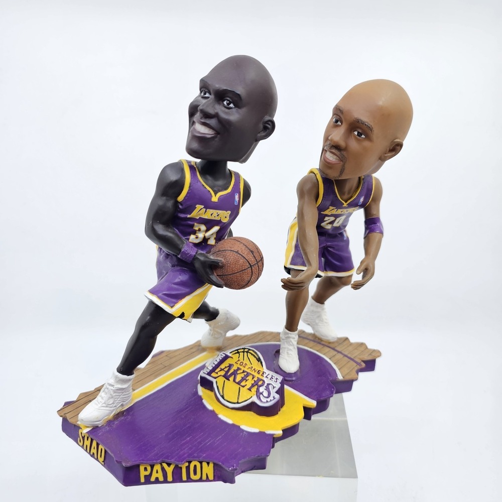 LOS ANGELES LAKERS SHAQUILL O' NEAL/Gary Payton NBA BOBBLEMATES BH 121/504